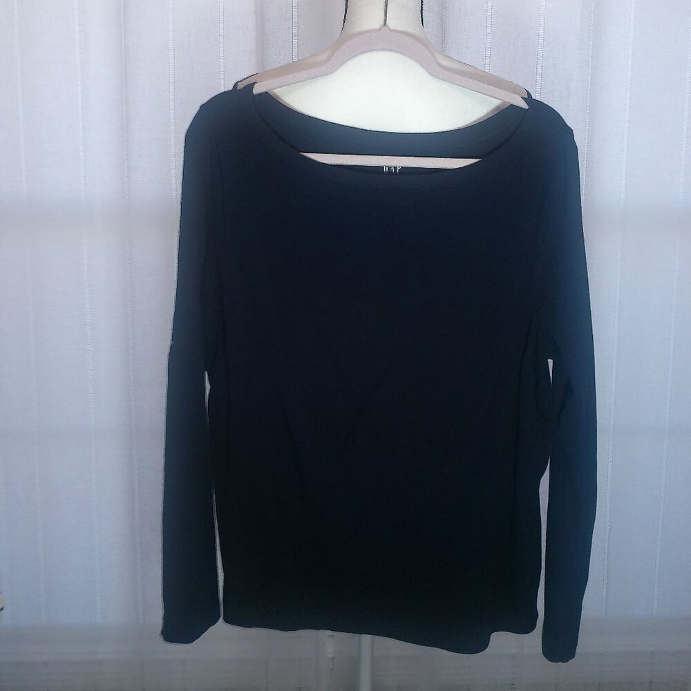 GAP Modern T Long Sleeve Cotton/Model Navy Tee XXL